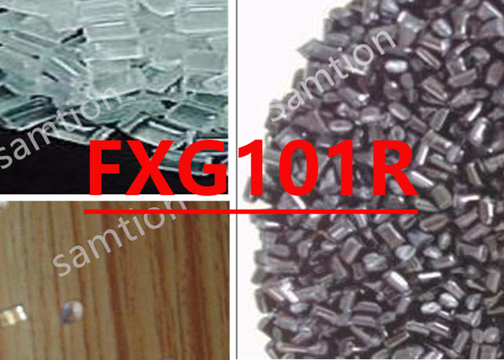 S-Plastic Lexan"FXG101R एक हीरे के साथ विशेष प्रभाव रंगों के लिए एक पारदर्शी/पारदर्शी उच्च चिपचिपापन ग्रेड है