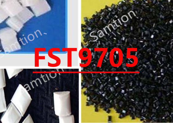 S-Plastic Lexan FST9705 राल उच्च चिपचिपा PC कोपोलिमर है, OSU 55/55 अनुरूप, कम धुआं, लौ retardant राल