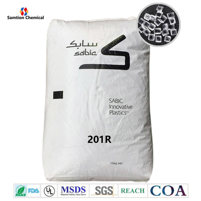 Lexan 201R 7.0 MFR S-Plastic Polycarbonate Resin For Thicker Sections Without Sinks (लेक्सन 201आर 7.0 एमएफआर सैबिक पॉली कार्बोनेट राल बिना सिंक के मोटे सेक्शन के लिए)