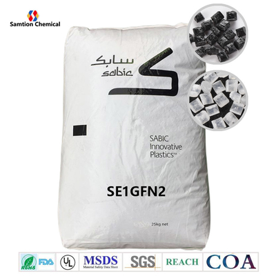 S-Plastic Noryl Resin SE1GFN2 20% ग्लास प्रबलित FR प्रणाली UL94 V1 5VA लिस्टिंग RTI 110/105